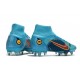 Nike Mercurial Superfly 8 Elite SG-Pro AC Blu Cloro Arancione Laser Marina