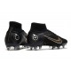 Nike Mercurial Superfly 8 Elite SG-Pro AC Nero Oro Metallico Argento