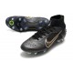 Nike Mercurial Superfly 8 Elite SG-Pro AC Nero Oro Metallico Argento