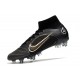 Nike Mercurial Superfly 8 Elite SG-Pro AC Nero Oro Metallico Argento