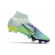 Nike Mercurial Superfly 8 Elite SG-Pro AC Dream Speed Verde Orzo Volt Electro Viola