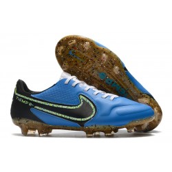 Scarpa da Calcio Nike Tiempo Legend 9 Elite FG Blu Nero Giallo