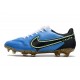 Scarpa da Calcio Nike Tiempo Legend 9 Elite FG Blu Nero Giallo