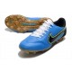 Scarpa da Calcio Nike Tiempo Legend 9 Elite FG Blu Nero Giallo