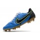 Scarpa da Calcio Nike Tiempo Legend 9 Elite FG Blu Nero Giallo