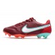 Nike Tiempo Legend 9 Elite FG Team Rosso Bianco Ibisco Mistico