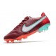 Nike Tiempo Legend 9 Elite FG Team Rosso Bianco Ibisco Mistico