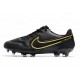 Nike Tiempo Legend 9 Elite FG Nero Metallic Grigio Scuro Antracite