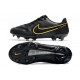 Nike Tiempo Legend 9 Elite FG Nero Metallic Grigio Scuro Antracite