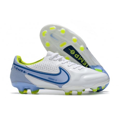 Scarpa da Calcio Nike Tiempo Legend 9 Elite FG Bianco Blu