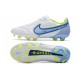 Scarpa da Calcio Nike Tiempo Legend 9 Elite FG Bianco Blu