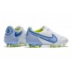 Scarpa da Calcio Nike Tiempo Legend 9 Elite FG Bianco Blu