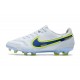 Scarpa da Calcio Nike Tiempo Legend 9 Elite FG Bianco Blu