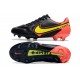 Scarpa da Calcio Nike Tiempo Legend 9 Elite FG Nero Rosso Giallo