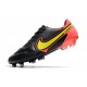 Scarpa da Calcio Nike Tiempo Legend 9 Elite FG Nero Rosso Giallo