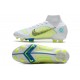 Nike Mercurial Superfly VIII Elite FG Bianco Giallo Blu