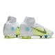 Nike Mercurial Superfly VIII Elite FG Bianco Giallo Blu