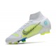 Nike Mercurial Superfly VIII Elite FG Bianco Giallo Blu