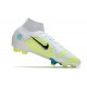 Nike Mercurial Superfly VIII Elite FG Bianco Giallo Blu