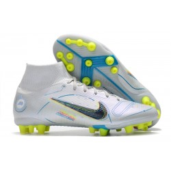 Nike Mercurial Superfly VIII Elite AG Grigio Calcio Blu Nerastro