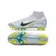 Nike Mercurial Superfly VIII Elite AG Grigio Calcio Blu Nerastro