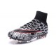 Scarpe da Calcio Nuovi Ronaldo Nike Mercurial Superfly FG Nero Rosso Bianco