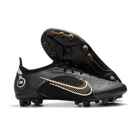 Nike Mercurial Vapor 14 Elite AG Pro Nero Oro Metallico Argento