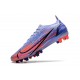 Nike Mercurial Vapor 14 Elite AG Pro Mbappe Thistle Chiaro Argento