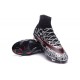 Scarpe da Calcio Nuovi Ronaldo Nike Mercurial Superfly FG Nero Rosso Bianco