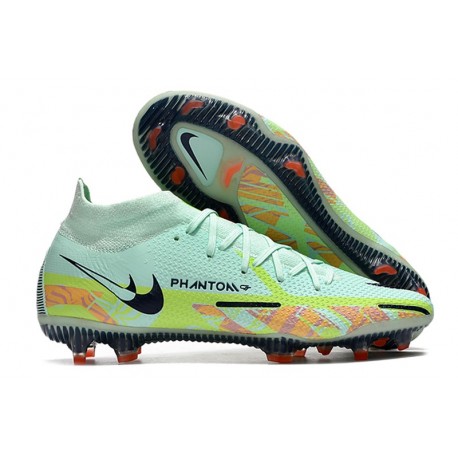 Nike Phantom GT Elite DF II FG Schiuma Di Menta Blu Nerastro Verde Fantasma