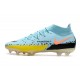 Nike Phantom GT Elite DF II FG Glacier Ice Nero Giallo Strike