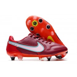 Nike Tiempo Legend IX Elite SG-Pro AC Team Rosso Bianco Ibisco Mistico