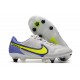 Nike Tiempo Legend IX Elite SG-Pro AC Grigio Nebbia Volt Zaffiro