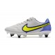 Nike Tiempo Legend IX Elite SG-Pro AC Grigio Nebbia Volt Zaffiro