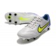 Nike Tiempo Legend IX Elite SG-Pro AC Grigio Nebbia Volt Zaffiro