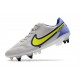 Nike Tiempo Legend IX Elite SG-Pro AC Grigio Nebbia Volt Zaffiro