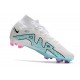 Scarpe Calcio Zoom Mercurial Superfly 9 Elite FG Bianco Blu