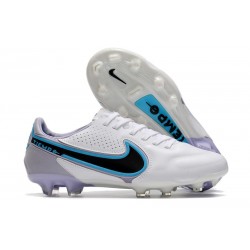 Scarpa da Calcio Nike Tiempo Legend 9 Elite FG Bianco Nero