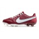 Nike Tiempo Legend 9 Elite FG Team Rosso Bianco Ibisco Mistico