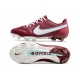 Nike Tiempo Legend 9 Elite FG Team Rosso Bianco Ibisco Mistico