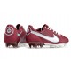 Nike Tiempo Legend 9 Elite FG Team Rosso Bianco Ibisco Mistico