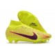 Scarpe Calcio Zoom Mercurial Superfly 9 Elite FG Giallo Rosa