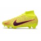 Scarpe Calcio Zoom Mercurial Superfly 9 Elite FG Giallo Rosa