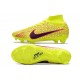 Scarpe Calcio Zoom Mercurial Superfly 9 Elite FG Giallo Rosa