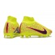 Scarpe Calcio Zoom Mercurial Superfly 9 Elite FG Giallo Rosa