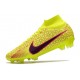 Scarpe Calcio Zoom Mercurial Superfly 9 Elite FG Giallo Rosa