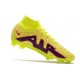 Scarpe Calcio Zoom Mercurial Superfly 9 Elite FG Giallo Rosa
