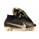 Scarpe Calcio Zoom Mercurial Superfly 9 Elite FGScarpe Calcio Zoom Mercurial Superfly 9 Elite FG Nero Bianco Oro