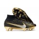 Scarpe Calcio Zoom Mercurial Superfly 9 Elite FGScarpe Calcio Zoom Mercurial Superfly 9 Elite FG Nero Bianco Oro