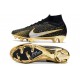 Scarpe Calcio Zoom Mercurial Superfly 9 Elite FGScarpe Calcio Zoom Mercurial Superfly 9 Elite FG Nero Bianco Oro